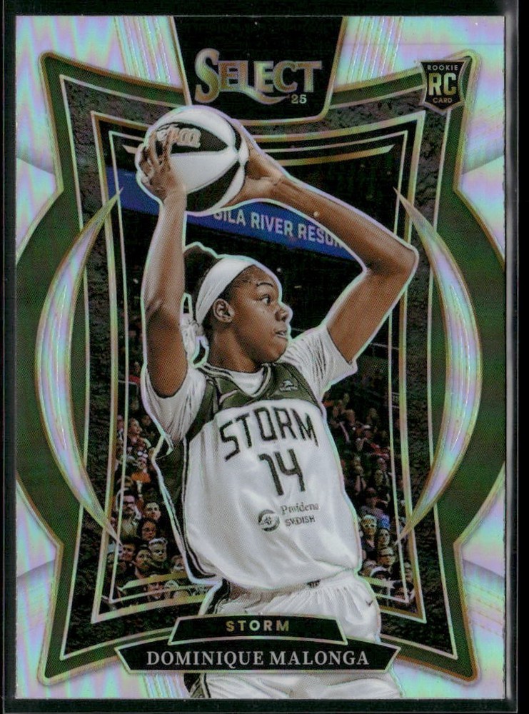 2025 Panini Select WNBA Dominique Malonga #60 RC Silver Seattle Storm BB1956