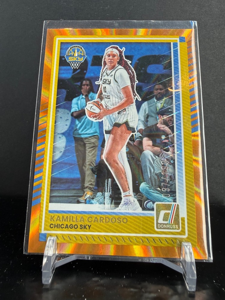 CZ3-268 – 2025 Panini – Donruss WNBA – Kamilla Cardoso #32 – Orange Laser – /199