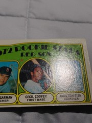 1972 Topps Carlton Fisk, Cecil Cooper #79 Rookie VG-EX No wrinkles or creases.