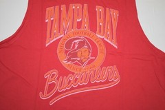Junk Food Womens NFL Tampa Bay Buccaneers Vintage Muscle Tank Shirt New XXS-2XL