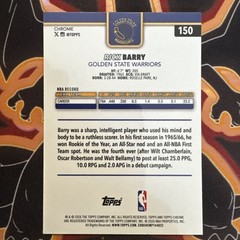 2026 Topps Chrome Update BB Rick Barry /99 Green Refractor