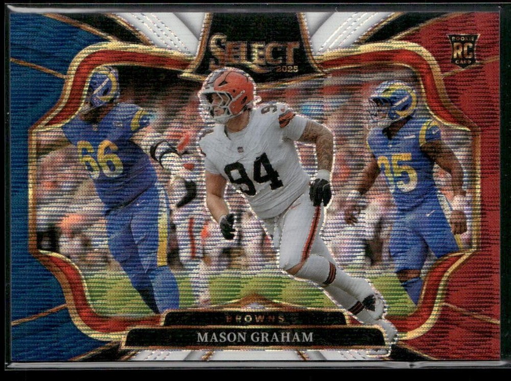 2025 Panini Select #454 Mason Graham Tri-Color Prizm #/99