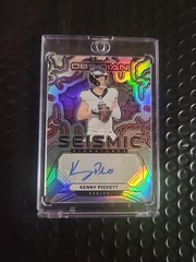 2024 Panini Obsidian – Seismic Signatures Kenny Pickett #SS-KPT Silver /49 (AU)