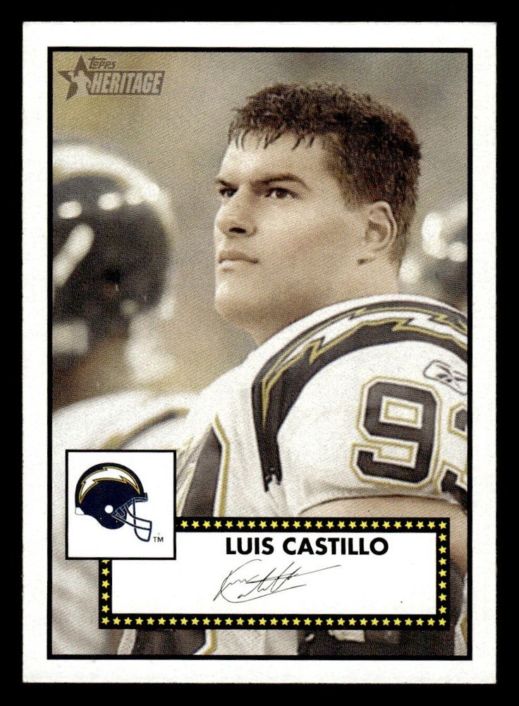 2006 Topps Heritage #263 Luis Castillo Card San Diego Chargers