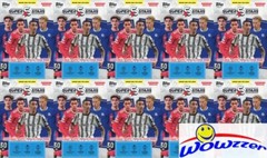 (10) 2022/23 Topps UEFA Superstars EXCLUSIVE Sealed Hanger Box-320 Cards!