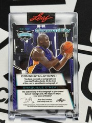 2023 Leaf Vibrancy – Shaquille O’Neal CC-SO1 Authentic Auto /8 Blue Shimmer