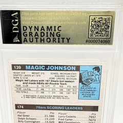 Larry Bird Julius Erving Magic Johnson 1980 Topps RC V-Good 3.0