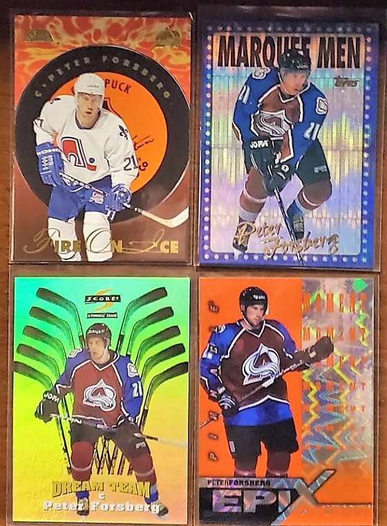 Assorted Peter Forsberg Cards (You Pick) Base, Inserts, SPs, Serial Numbered
