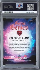 2025 Topps Chrome Caleb Williams Game Genies SSP PSA 10 #GG-23 Chicago Bears