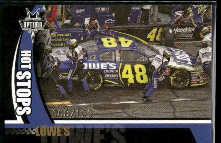 2006 Press Pass Optima #G61 Lowe&rsquo;s Gold #/100