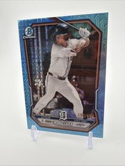 2026 Topps Bowman Chrome Prospects Max Clark Tigers Light Blue Mojo /499