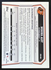 2026 Bowman Chrome Prospect Purple #CPA-WA Wehiwa Aloy RC Auto /250