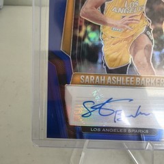 SARAH ASHLEE BARKER 2025 PANINI WNBA PRIZM #SG-SAB ROOKIE AUTO BLUE RC 60/75