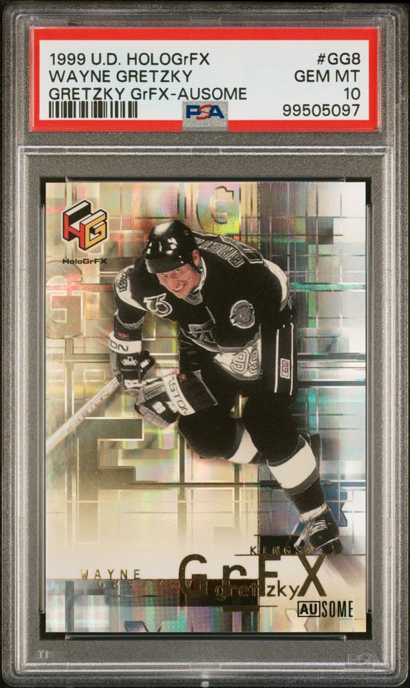 1999 Upper Deck Wayne Gretzky HoloGrFX AuSome GOLD PSA 10 LA Kings #GG8 cc17