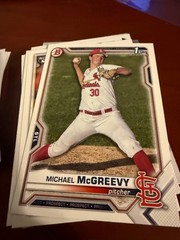 2021 Bowman Draft Michael McGreevy #BD-91 1st Bowman RC