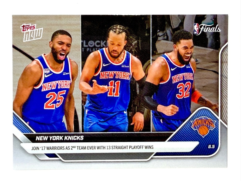 2025-26 NBA Topps Now NEW YORK KNICKS #330 Finals