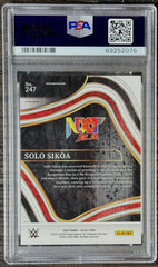 Solo Sikoa 2022 Select WWE #247 Ringside Orange Flash Prizm PSA 10 Gem Mint