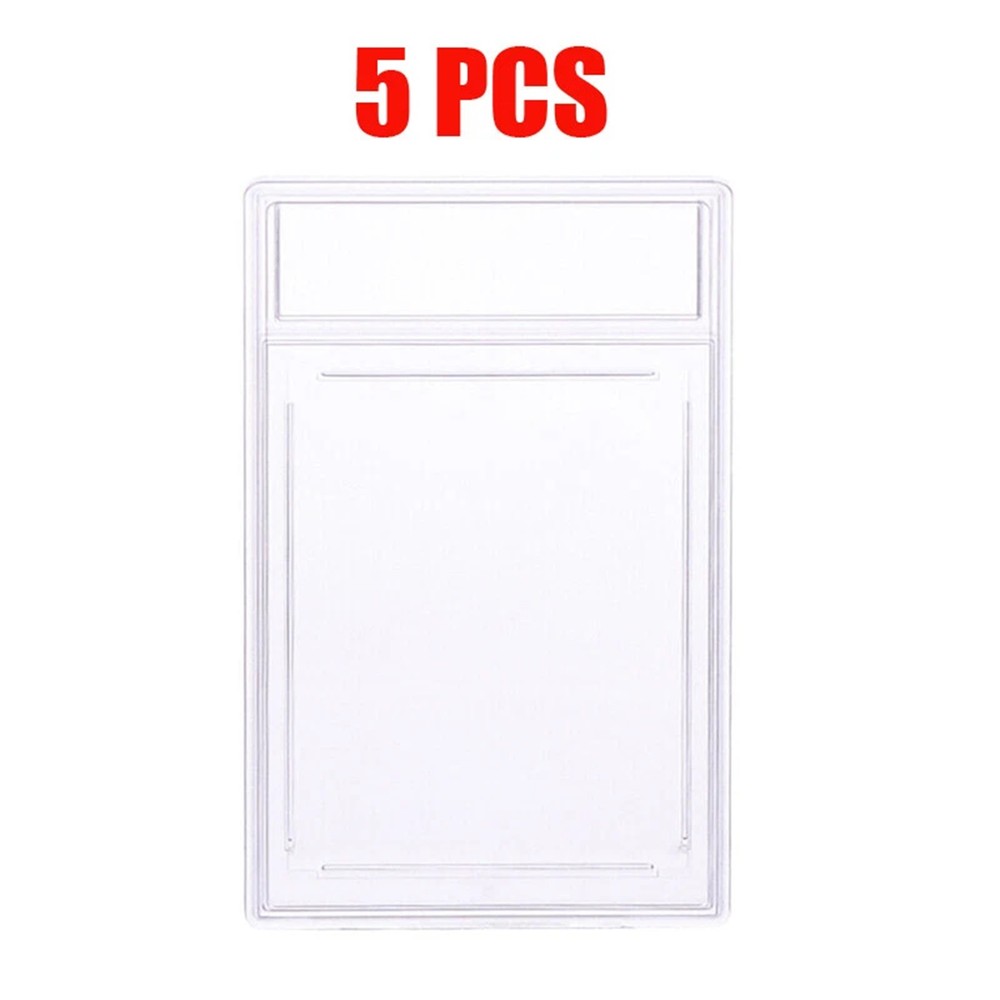 5/10/15/20 PCS Clear Graded Card Display Cases Fr PSA/CGC 35PT Acrylic Protector