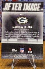 2025 Topps Signature Class – After Image Matthew Golden #AI-11 (RC)