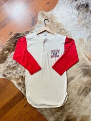 Vintage 80s champion Red Sox jim rice raglan 3/4 sleeve medium
