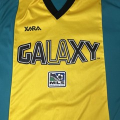 Vtg 90s LA Galaxy Jersey Los Angeles Xara MLS Soccer Mens L