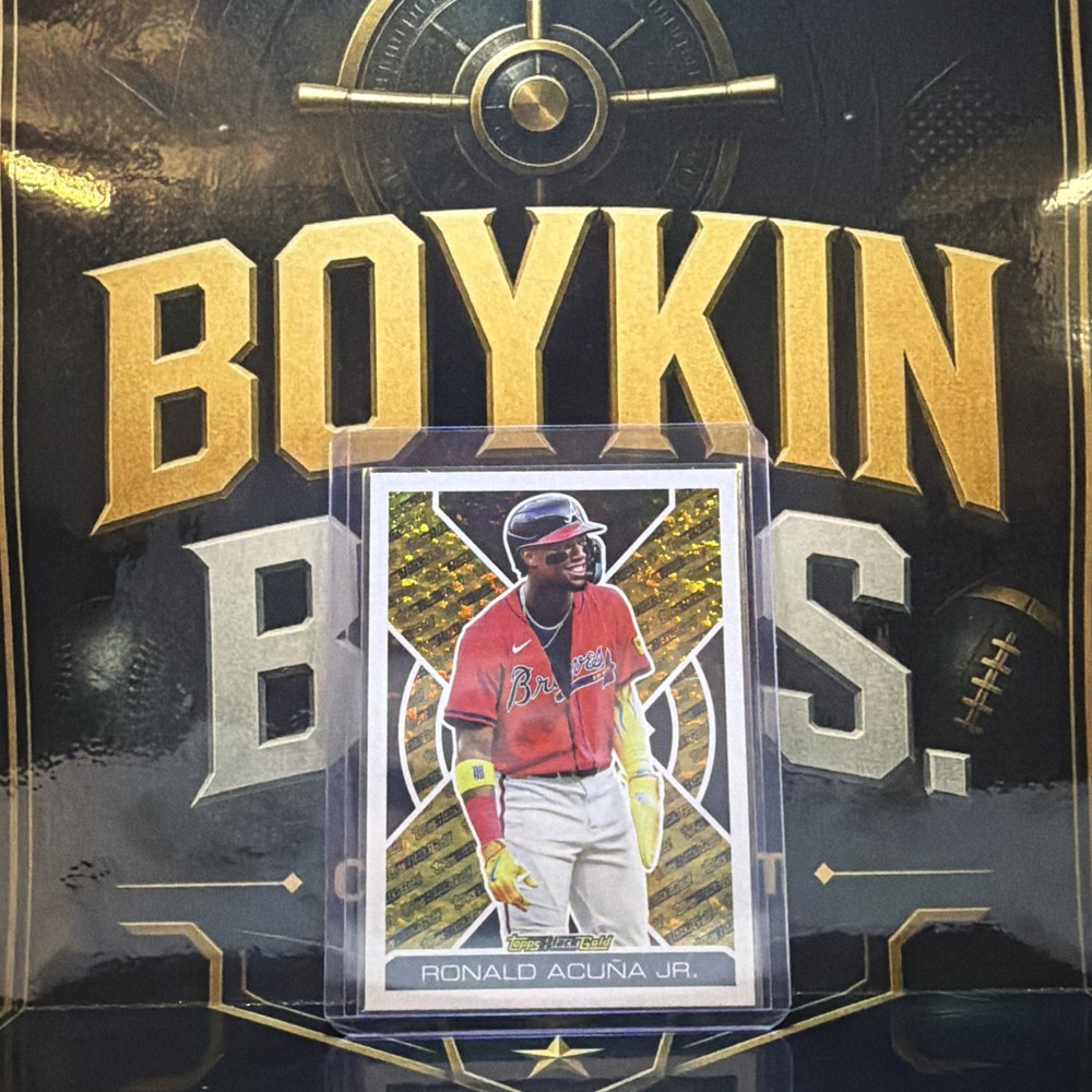 2025 Topps Update Series – Topps Black Gold Ronald Acuña Jr. #BG-5