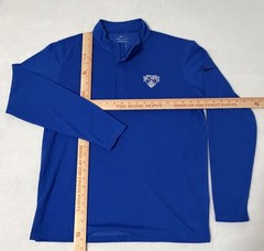 Saint Louis University Mens Large Nike Quarter Zip Billikens Dri Fit