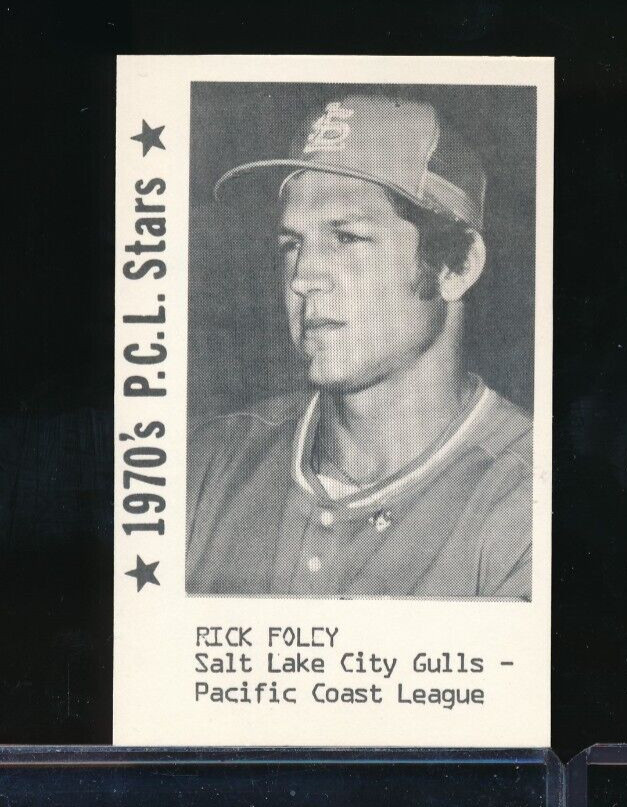 1979 Cramer 1970&rsquo;s P.C.L. Stars rick Rickey Foley Salt Lake City Gulls very rare