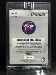 Dominique Malonga 2026 Panini Unrivaled #47 Rookie Auto Autograph Gold /10
