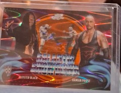2026 Topps WWE Cosmic Chrome ALEISTER BLACK DAMIAN PRIEST Orange Refractor 25/25