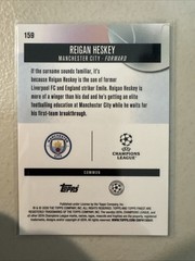 REIGAN HESKEY 2025-26 TOPPS FINEST ROOKIE BLUE XFRACTOR RC /99