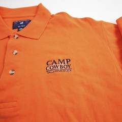 Oklahoma State Cowboys Port Authority Polo Men&rsquo;s Orange Used L