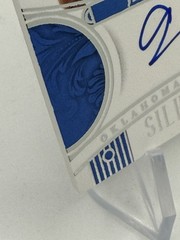 2023-24 Panini Crown Royale Jalen Williams Silhouettes Jersey Auto 11/99 Thunder