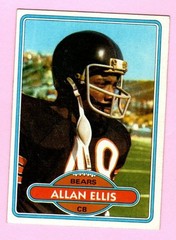 1980 Topps Allan Ellis #63 Chicago Bears