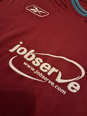 West Ham United 2003/04 Home Shirt / DEFOE 9 / Long Sleeve / Large (Excellent)