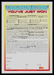 1994 Topps – Black Gold Prizes D