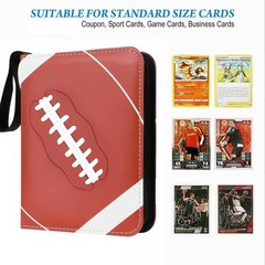900 Pockets Trading Card Binder, Football Card Binder Album, Rugby Card Collecto