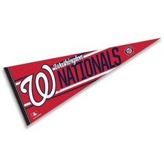 Washington Nationals MLB 12 in X 30 in Pennant