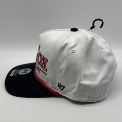 &rsquo;47 Brand Boston Red Sox Hat Hitch White/Blue Adjustable Snapback Nautical Rope
