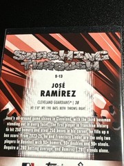 2026 Topps Finest Baseball Jose Ramirez Smashing Through Guardians #S-13