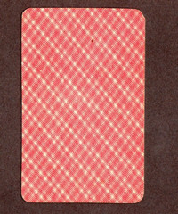 1960-61 Miroir-Sprint Playing Cards Red SENAC (4 of Hearts) [NrMt]