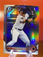 CHASE DELAUTER 2022 Bowman Draft Chrome 1st REFRACTOR #BDC49 ⭐️
