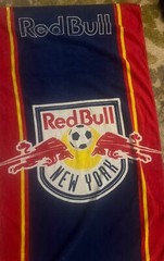 60&Prime; X 30&Prime; New York Red Bulls Towel Major League Soccer MLS Blue