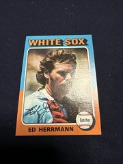 1975 Topps Baseball #219 Ed Herrmann White Sox Nm