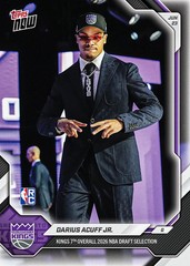 2026 NBA DRAFT Topps NOW DACU DARIUS ACUFF SACRAMENTO KINGS PICK 7 PRESALE