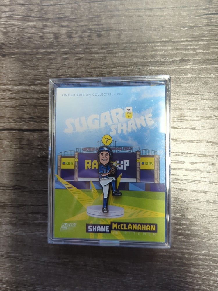 Tampa Bay Rays Sugar Shane McClanahan Collectible Pin Players 2025