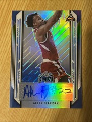 2021-22 Leaf Metal – Blue Rainbow #BA-AF1 Allen Flanigan 1/50 (AU, RC)