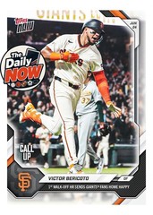 Victor Bericoto Call-Up Giants 1st Walk-Off 2026 MLB Topps NOW Card 374 Presale