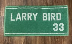 Larry Bird Vintage Rally Towel Boston Celtics 1980&rsquo;s NBA HOF Rare 19 X 9 Inches