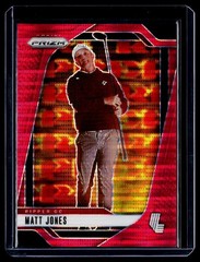 2025 Panini Prizm LIV #15 Matt Jones Red Pulsar #/299